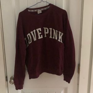 burgundy crew neck!!